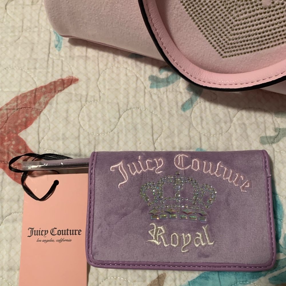 Juicy Couture Card Holder in Lavender